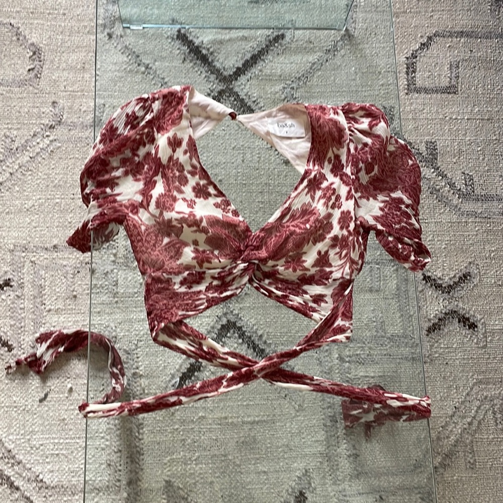 BA&SH backless crop top